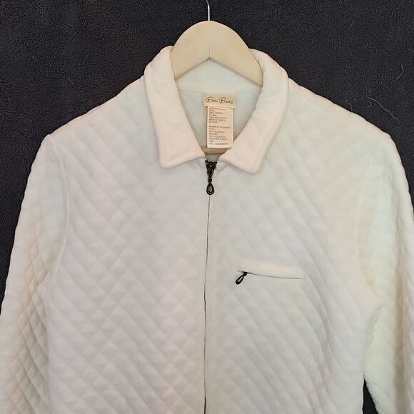 Bobbie Brooks White Quilted Lightweight Jacket Size Small - Picture 3 of 10